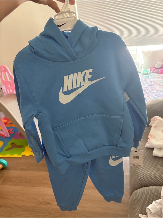 Nike Other - Nike Light Blue Kids Hoodie & Sweatpants Set